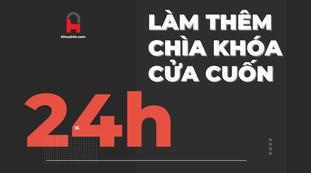 Làm thêm chìa khóa cửa cuốn