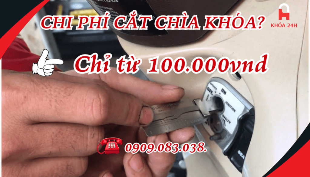 Đánh chìa khóa xe máy tại nhà