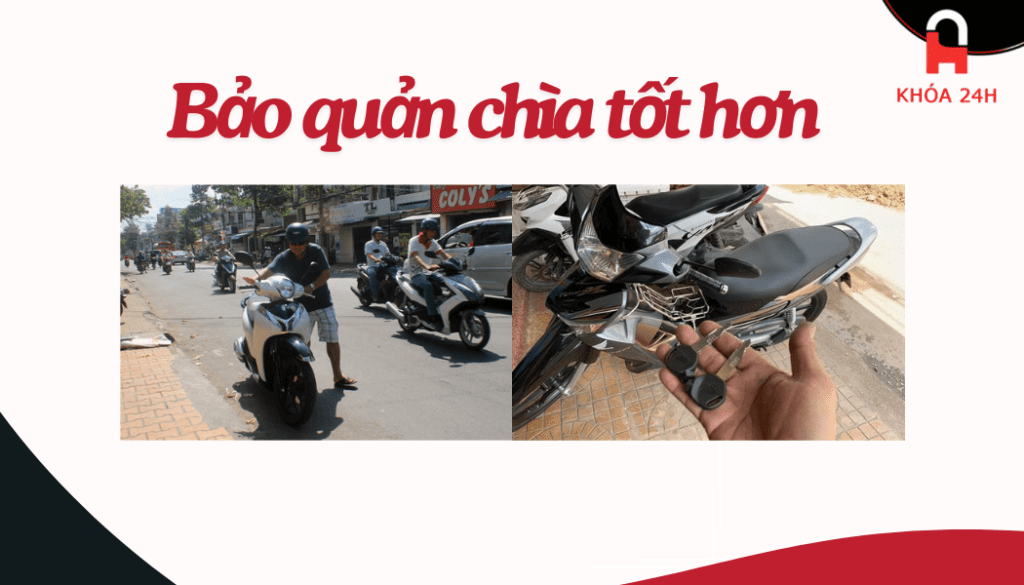 Đánh chìa khóa xe máy tại nhà