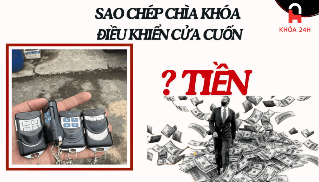 Sao chép khóa điều khiển cửa cuốn