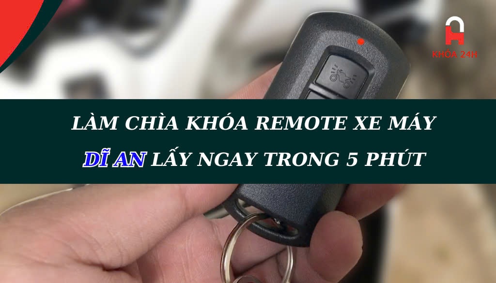 làm chìa khóa remote xe máy