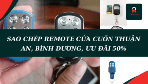 sao chép remote cửa cuốn