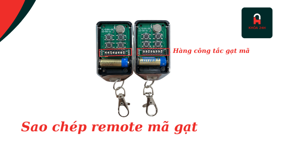 Sao chép remote cửa cuốn