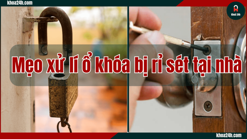 mẹo xử lý ổ khoá rỉ sét