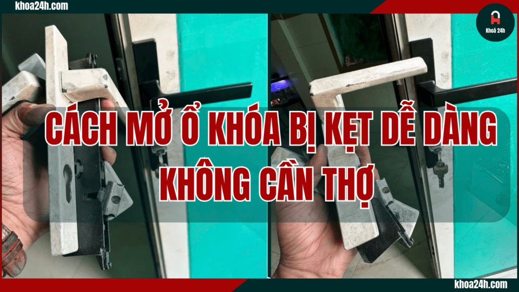 cách mở ổ khóa bị kẹt