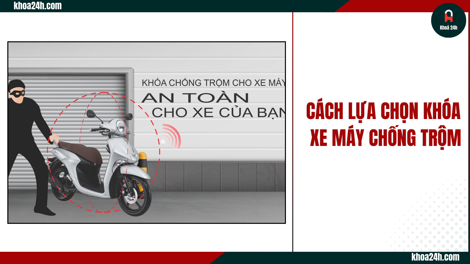 khóa xe máy chống trộm