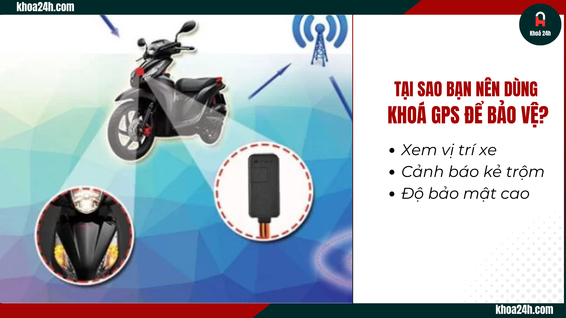 Khóa chống trộm GPS