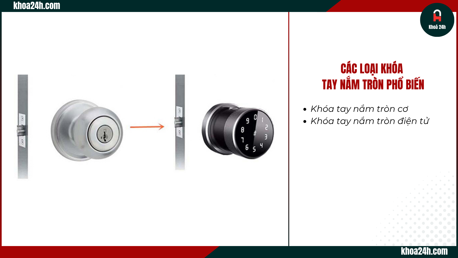 Khoá nắm tay tròn có những loại nào tốt