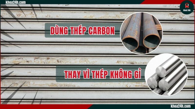cửa cuốn bị rỉ sét