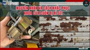 Cửa cuốn bị rỉ sét