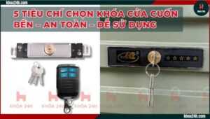 Chọn khóa cửa cuốn 