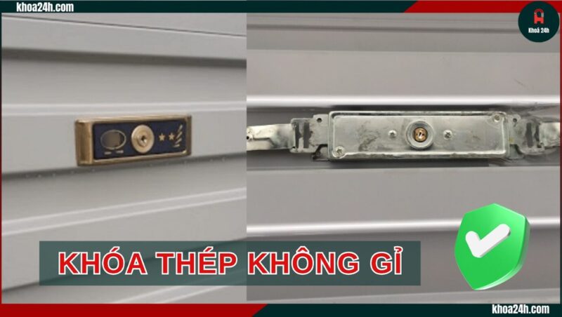 chọn khoá cửa cuốn